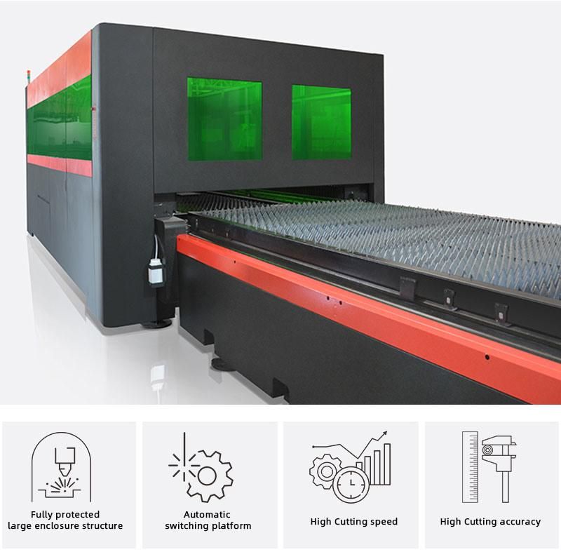 6000W Metal Laser Cutting Machine Fiber 1530