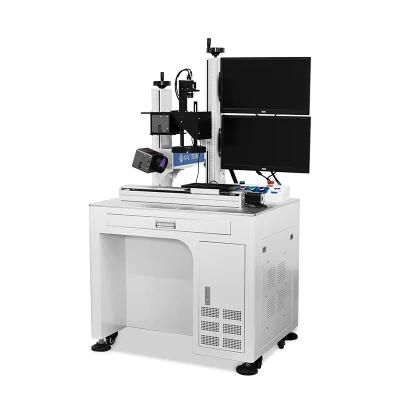 Double Head Laser Marking Machine CCD Fiber Laser Marker