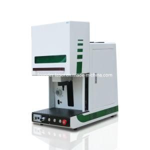 Close Type 30 Watt Raycus Fiber Laser Marking Machine