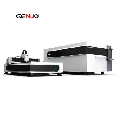CNC 4000W Exchange Table Laser Cutting Machine