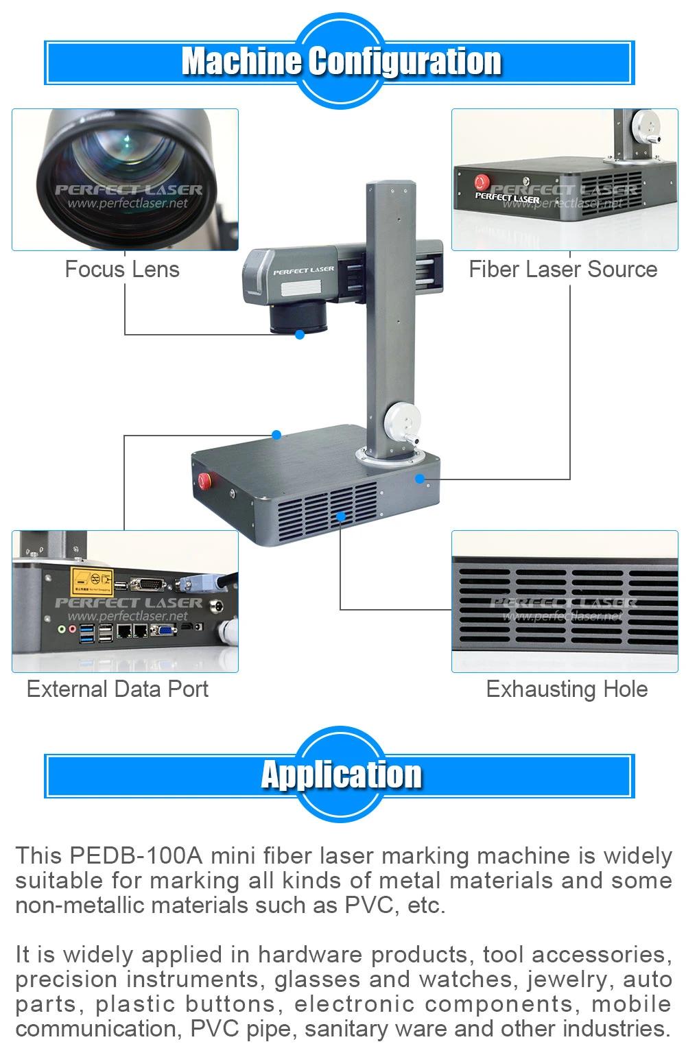 Fiber Laser 20W Metal Photo Printing Laser Etching Equipment