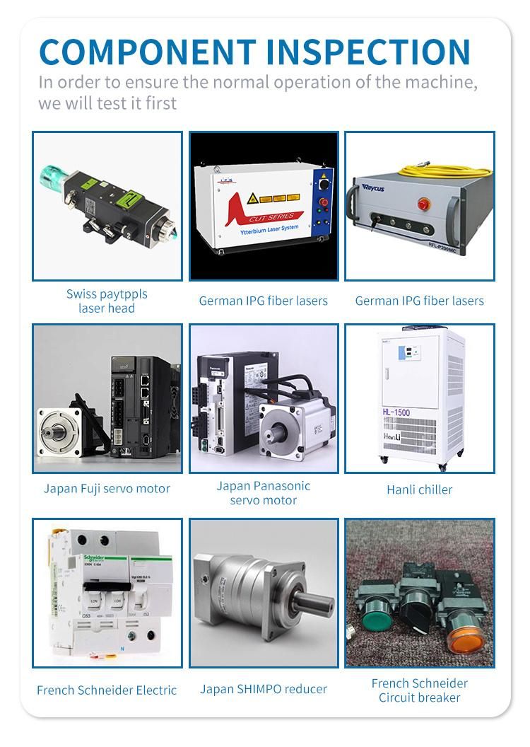 Used High Quality Industrial Tube Type Fiber Laser 2000 Watt Cutting Machine for Metal Cutting