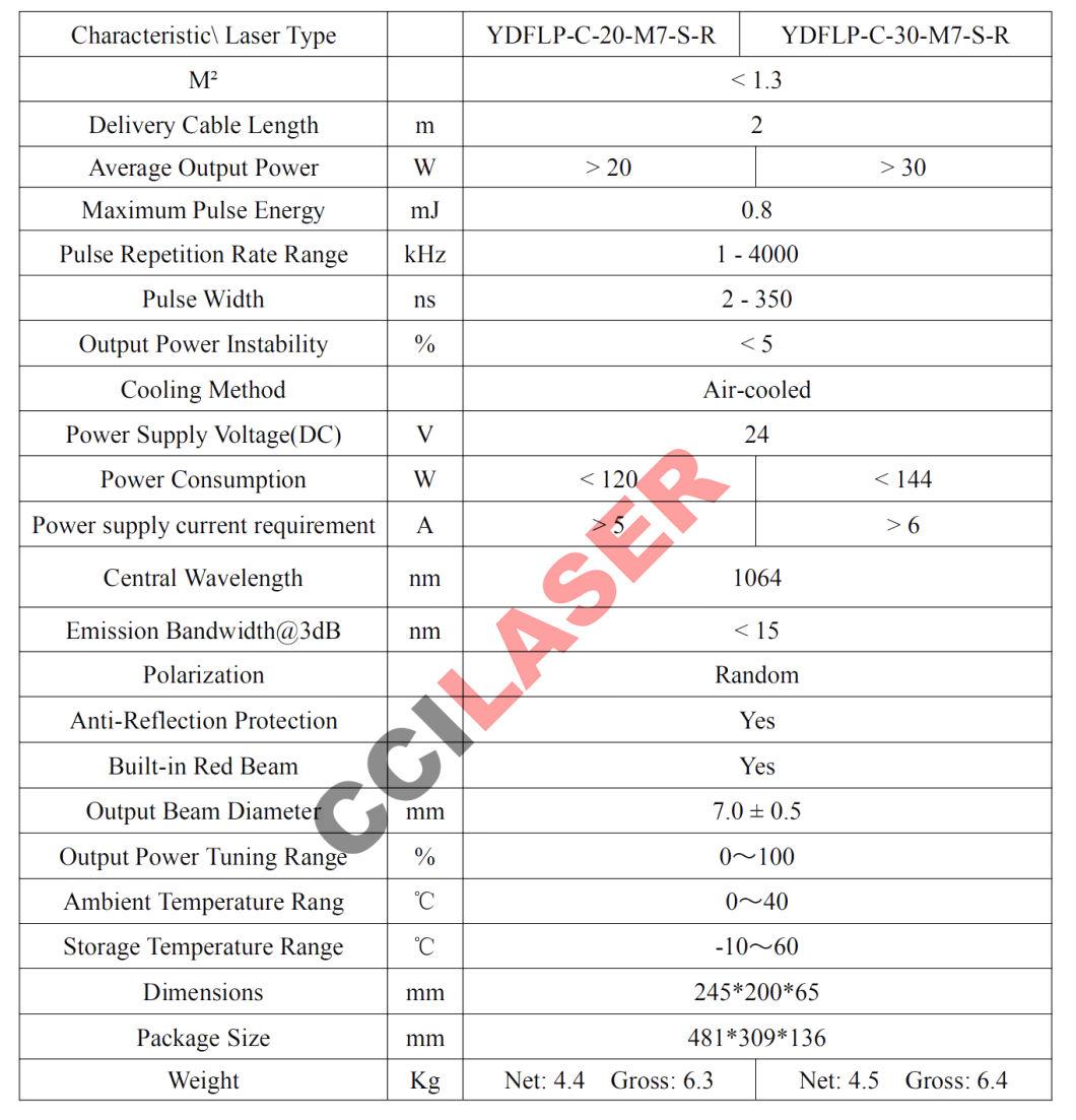 Jpt Mopa 20W 30W 60W Jpt M7 Mopa Fiber Color Laser Marking Engraving Machine on Stainless Steel