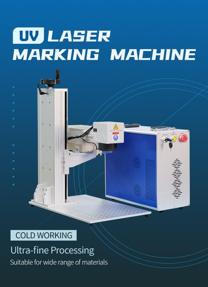 UV UV Laser Marking Machine Ultraviolet Ray Engraving Machine
