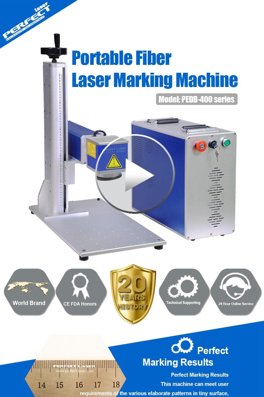 10W/ 20W 30W Metal Laser Marking Machine for Ring/Ear Tag/Plastic