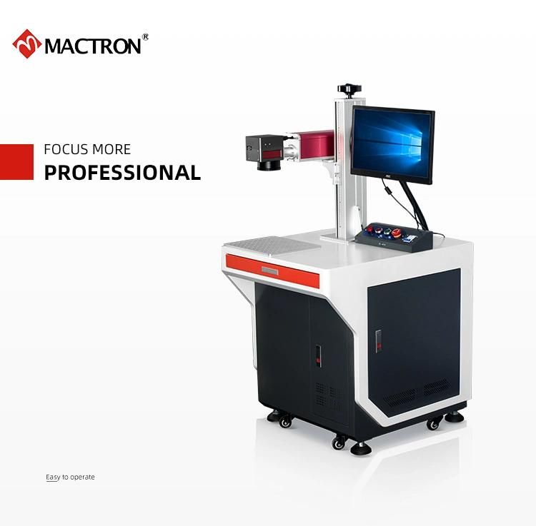 CNC 1064nm 20W/30W/50W Fiber Metal Laser Marking Machine for Engraving Stainless Steel Cup