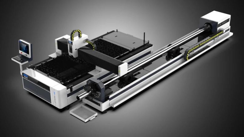 Hot Sale CNC Dual-Use Sheet and Tube Pipe Tube Cutter Fiber Laser Cutting Machine for Metal 1500kw 4000W 6kw with Max Laser Source