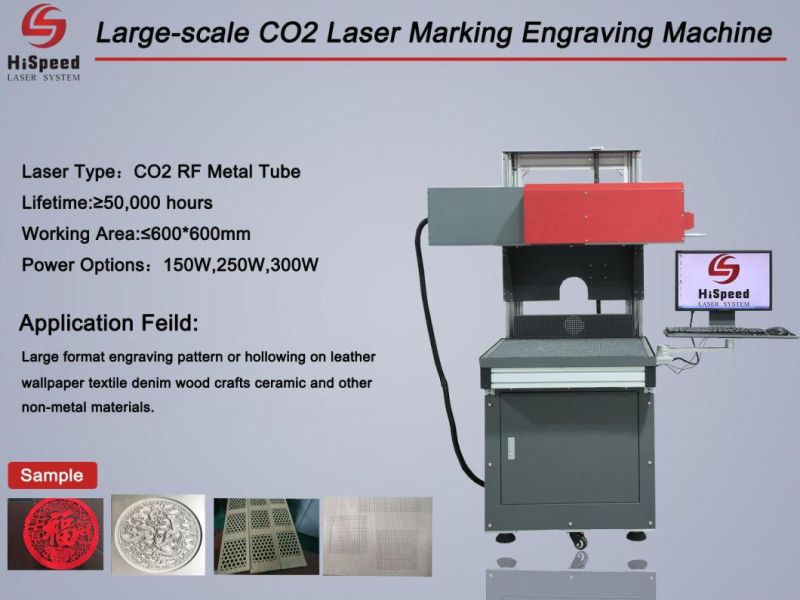 Crystal 3D Dynamic CO2 Laser Marking Machine for Hot Sale