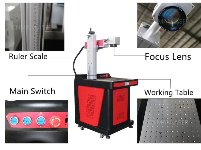 30W Multifunctional Optical Fiber Marker Machinery (Red point positioning)