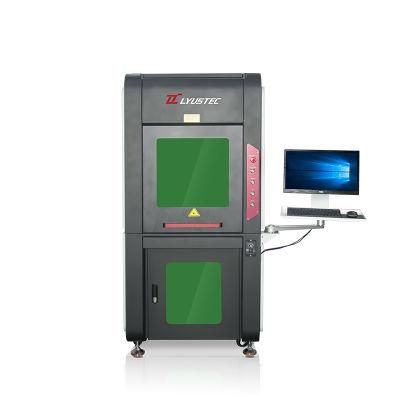 Full Closed Cover Raycus Fiber Laser Marking Machine Aluminum Stainless Steel Brass 50W Laser Marker for Sale