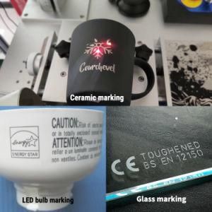 UV Laser Digital Printer for Plastic PVC Glass Series Number Logo