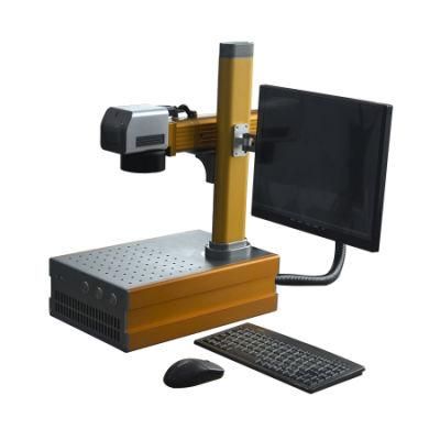 Exported to Taiwan, Korea Small Fiber Laser Marking Engraving Machine