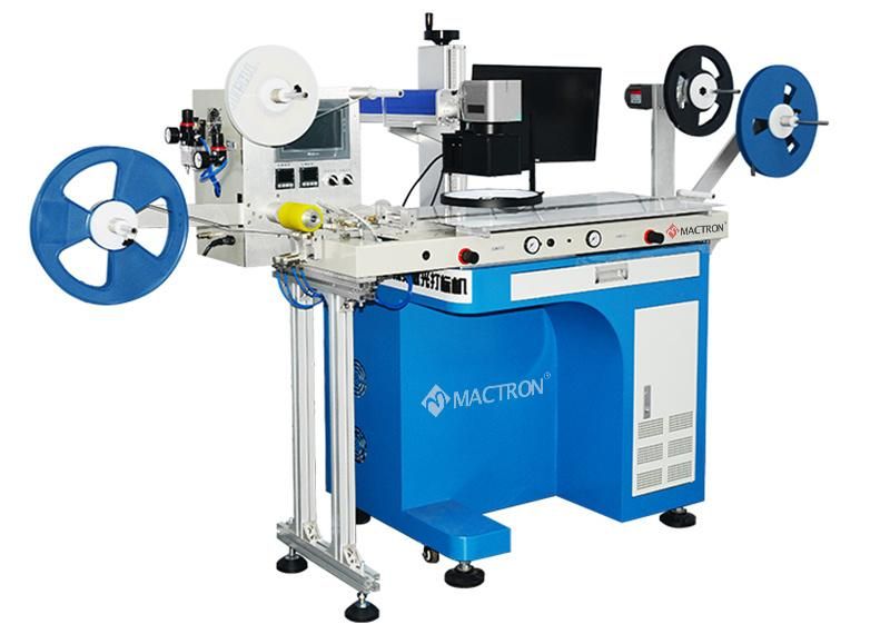 Fiber IC Laser Marking Machine on Production Line