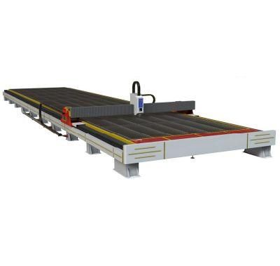 Lansun Large Cutting Range CNC Fiber Laser Cutting Machine Gantry Cutter 3kw/6kw/8kw/12kw