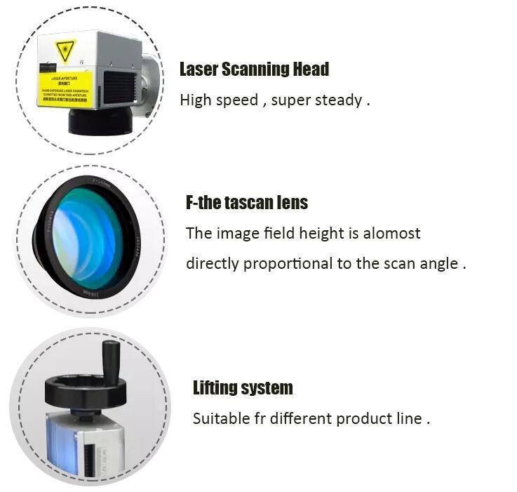 Mini 20W Electronic Laser Marking Machine with Red Light