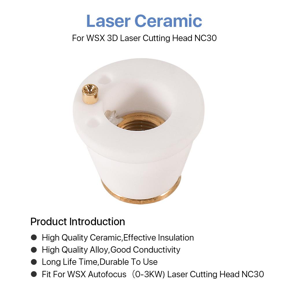 High Quality OEM D28 Precitec Laser Cutting Head Equipment Ceramic Ring for Cutting Head