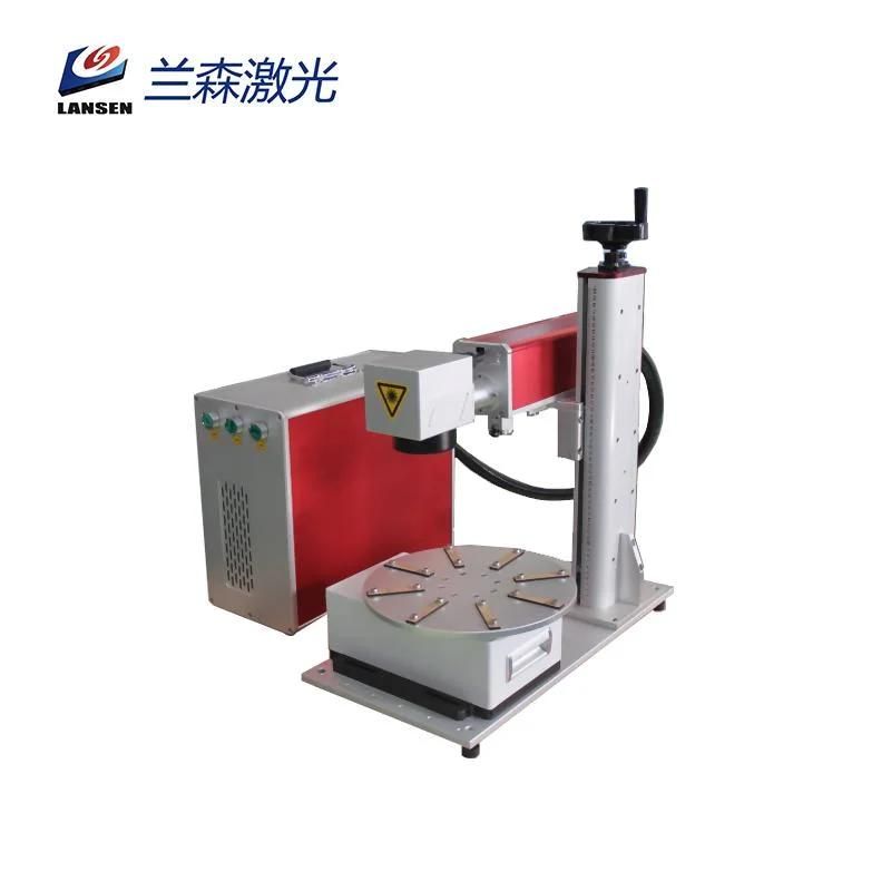 Batch Marking Machine on Disk Rotary on Pen Mini Fiber Laser Marker