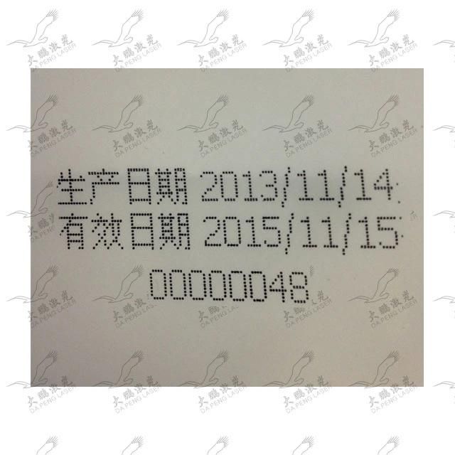 CO2 Fly Laser Marking Machine for Marking Date and Serial Number