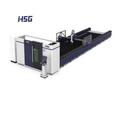 12-30kw Thick Plate Cutter Laser Cutting Machine Heavy Machinery