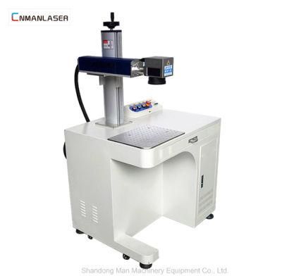 20W 30W Curved Surface Engraving Fiber Laser Marker for Metal Wood