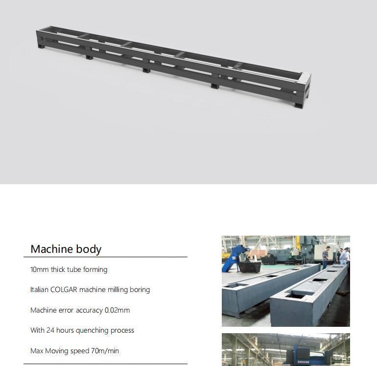 CNC Fiber Laser Cutter for Metal Stainless Steel Pipe Tube