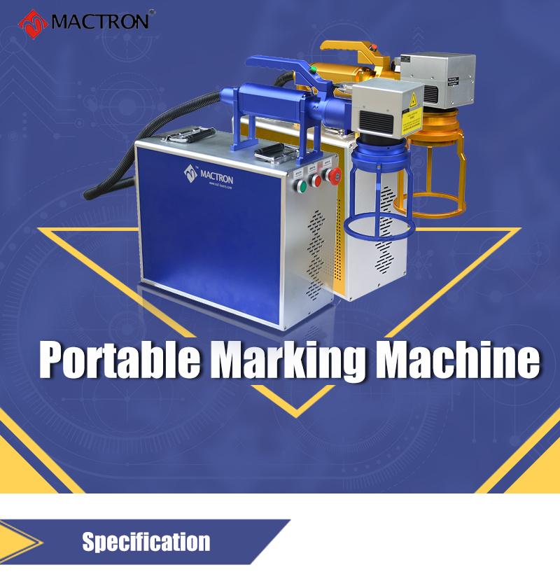 Portable 20W 30W Desktop Fiber Laser Engraving Machine for Steel and Aluminum