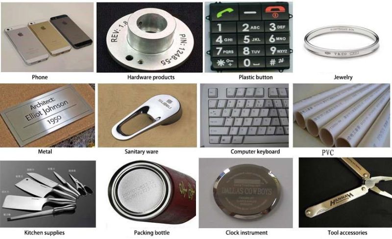 Zpg Hot Sales 30W 50W Desktop Fiber Laser Marking Machine for Metal/Logo Mark /Laser Marker /Metal Marking