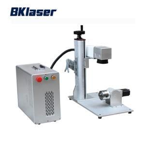High Speed 10W 15W 20W 30W 50W Portable Fiber Laser Marking Machine for Metal /Pipe /Plastic /Tag /Key/Jewelry/Bottle