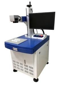 High Speed Optical Fiber Laser Marking Machine on Stainless Steel Metals Parts and Plastic Parts
