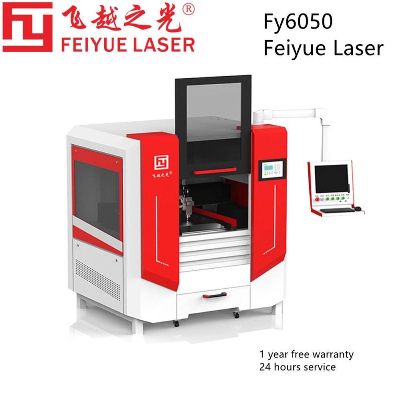 Fy6050 Feiyue Professional Laser Cutter Portable Laser Cutting Fabrication Jewelry Gold Silver Metal Stainless Steel Aluminum CNC High Precision Laser Cutter