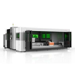 1500W CNC Hot Sale Pipe Plate Whole Cover Exchange Platform Metal Fiber Laser Cutter for Carbon/Aluminum/Stainless/Brass 3015gr
