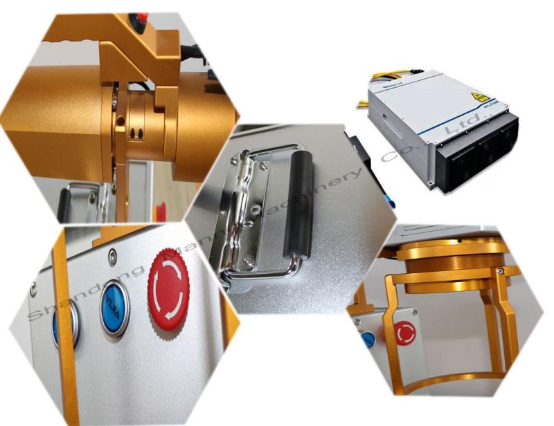 30W Handheld Bar Code Fiber Laser Mirror Marking/Engraver Machine