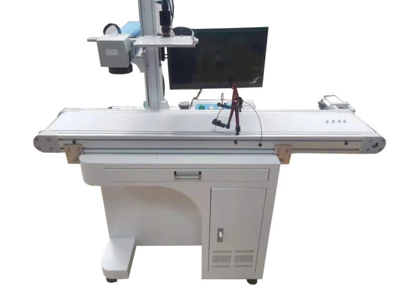 Visual Flying Fiber Laser Marking Machine for Metals