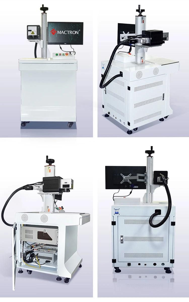 Fiber Optic Marking Laser Engraving Machine Stainless Steel Cup 20 Watt Fiber Laser Marking Machine