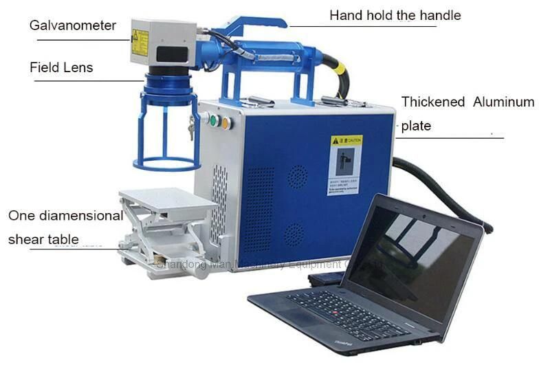 Lightweight Handhold Mini Desktop Fiber Laser Marking Machine