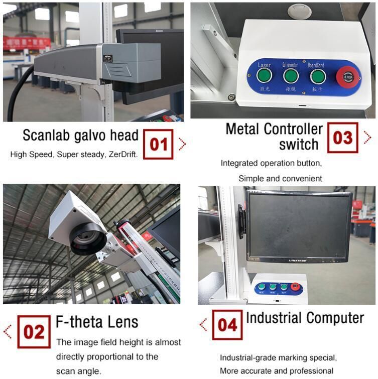 Desktop Metal 30W Raycus Source Fiber Laser Marking Machine Price
