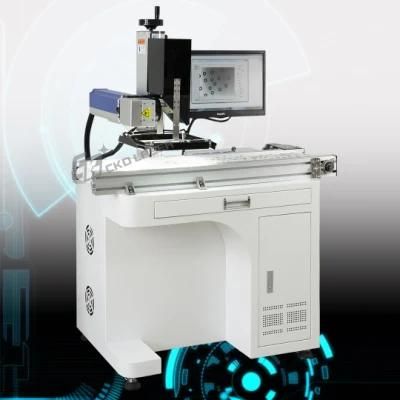 Vision Location Automatically Position Laser Logo Printing Machine for Number Name Plate Bottle Phone Case Small Component