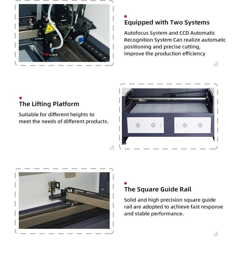 100W Engraving Acrylic Best Price Leather Shoes Laser Cutting Machine
