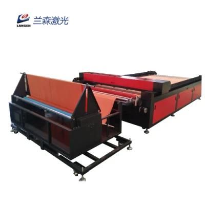 Auto Feeding 150W CNC Laser Cutter for Cloth Sofa Fabric Garment Textile Engraver