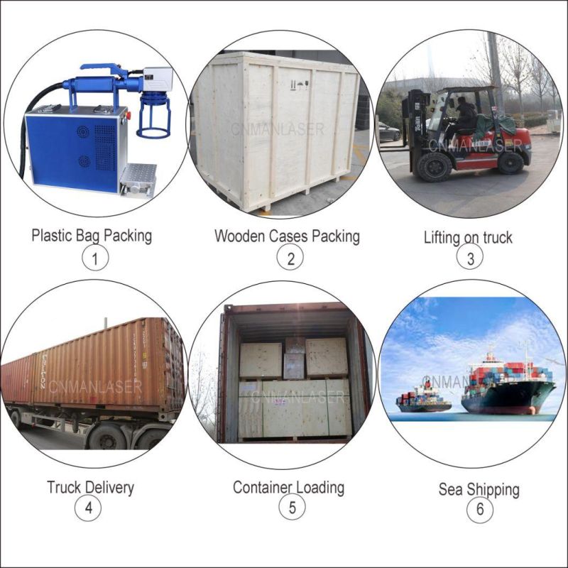 30W Ipg Raycus Laser Marker Metals Copper Fiber Laser Marking Machine for Sale