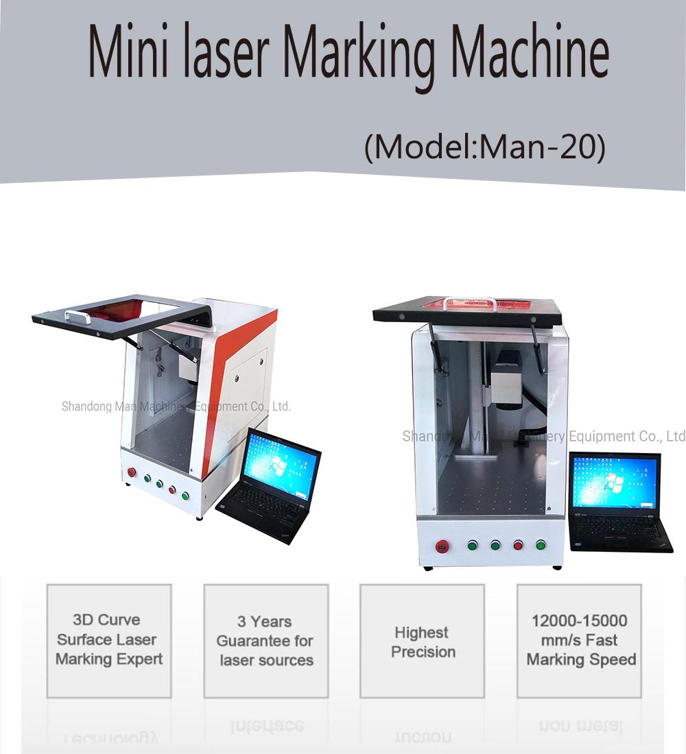 20W Optical Fiber Laser Marking Machine for Metal Seal Metal Stamp