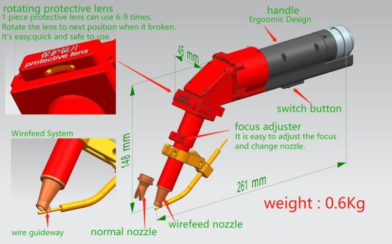 Free Shipping High Efficiency Welding Equipment 1000W Metal Laser Welding