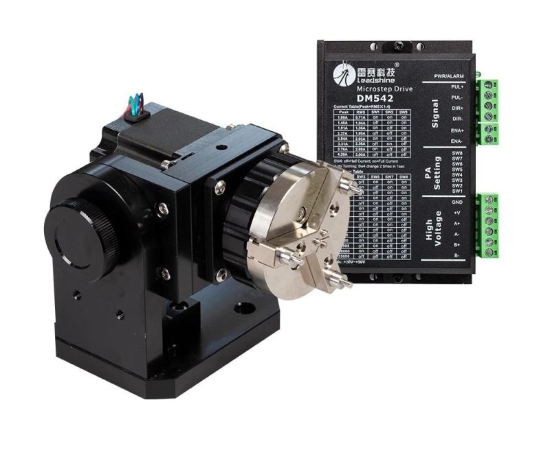 Laser Machine CNC Router 80mm 3 Jaw Chuck Rotary Axis