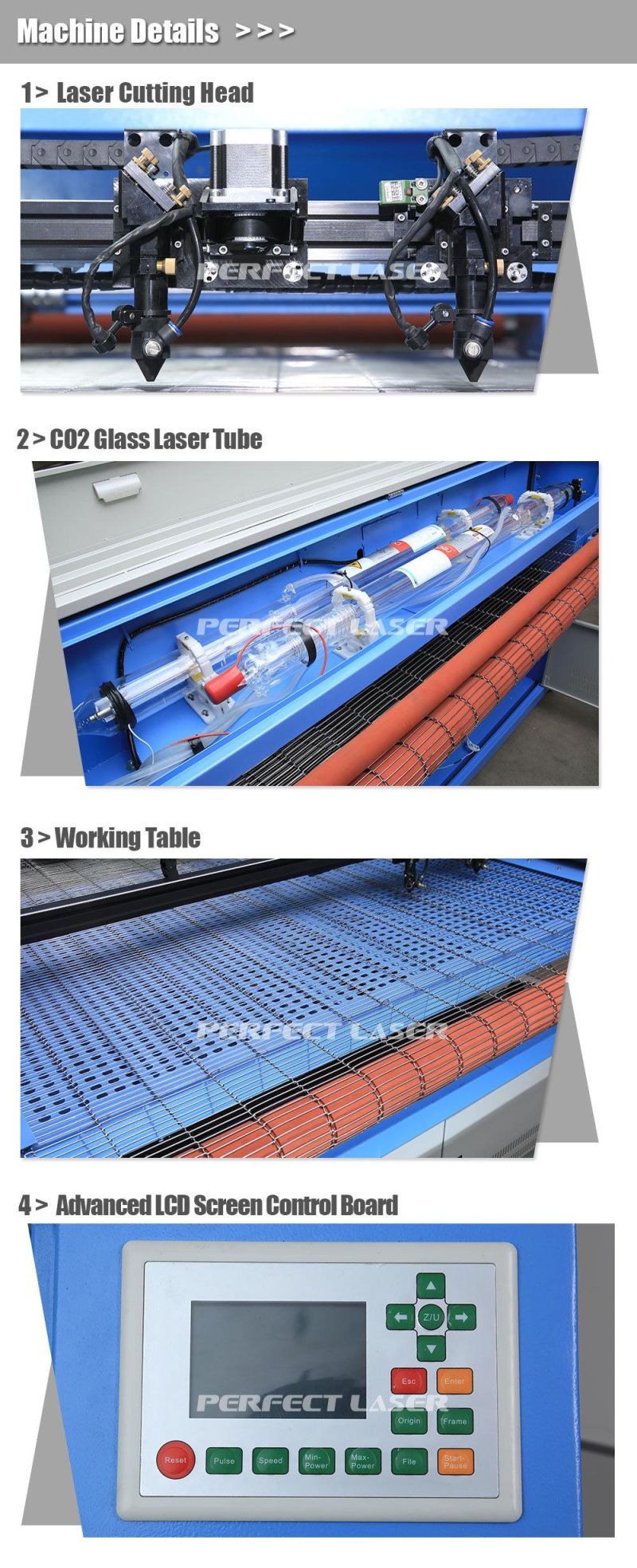 CO2 Acrylic Wood Leather Laser Cutting Engraver Machine
