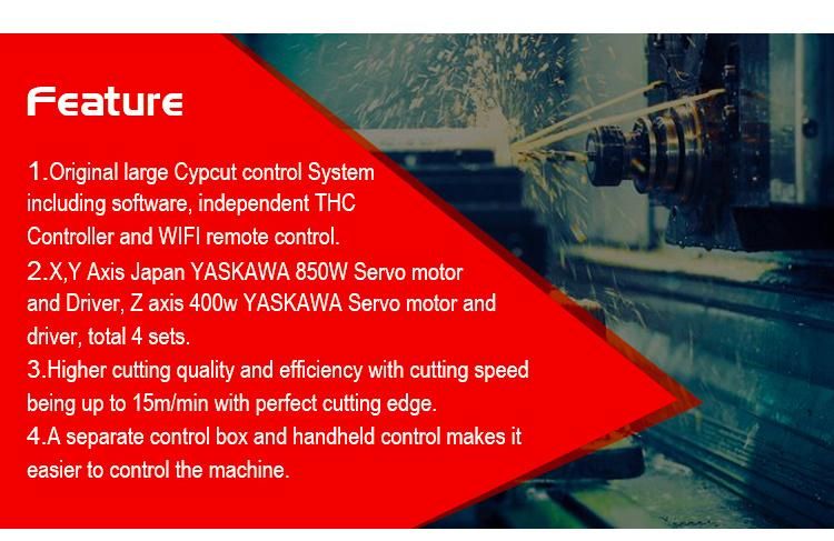 Heavy Duty Fiber Laser Cutting Machine Ca-1325 1530 Metal Plate Cutting Laser Machine for Carbon Steel / Stainless Steel