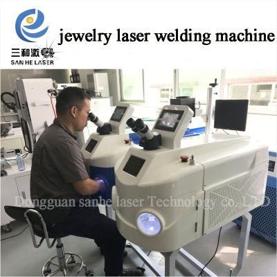 Gold Portable Jewelry Silvery Laser Spot YAG Laser Welder