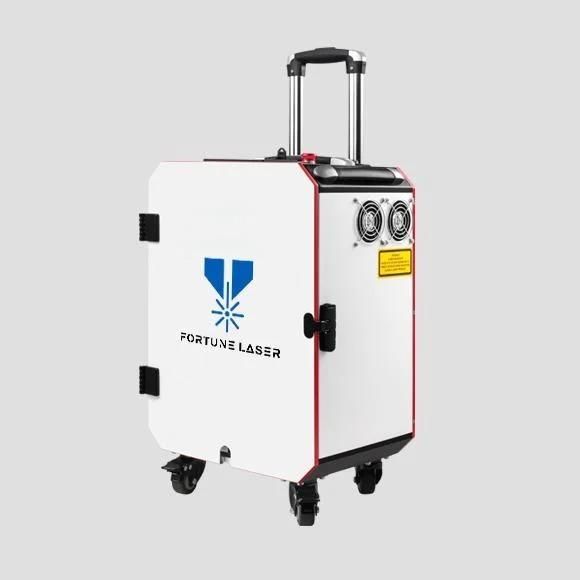 Portable Handheld Pulse Laser Rust Removal Machine for Paint Removal De-Coating Pre-Treatment Adhesive Bonding Coating Mold Cleaning De-Oiling