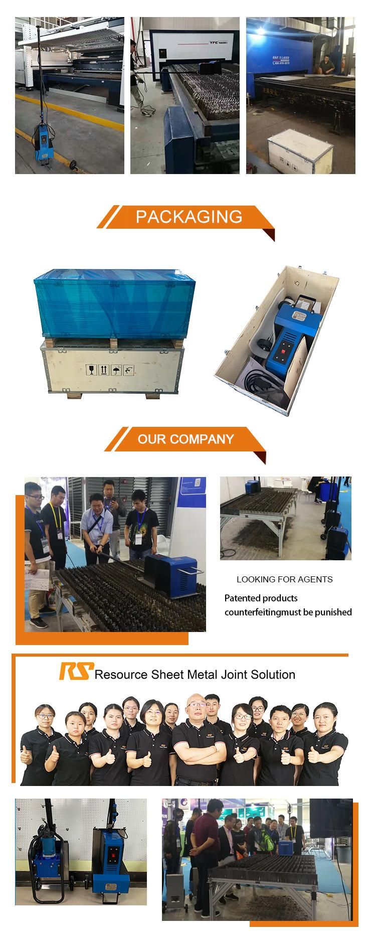 One Person Operation Various Cutters Size Slat Slag Cleaner