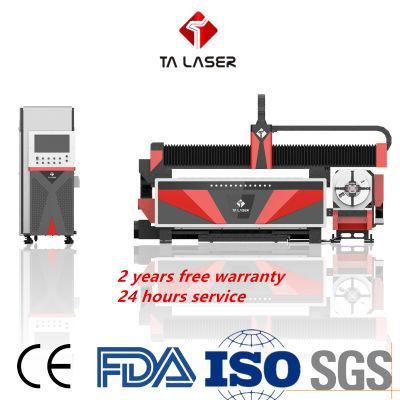 High Quality High Precision Fiber Laser Cutting Machine with Tube