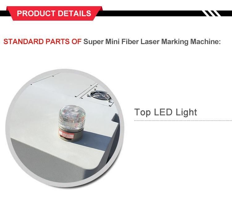 CE Approved Mini Fiber Laser Marking Machine Closed Raycus 30W